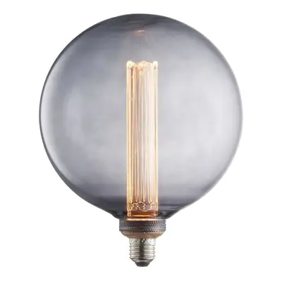 LED Filament Lamp Bulb Smoked Glass 2.8W LED E27 Warm White Globe Bulb