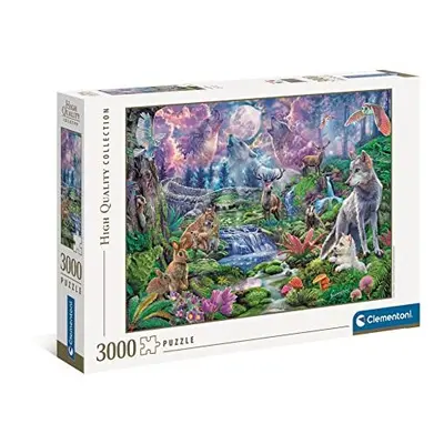 Clementoni 33549, Forest Animals in Moonlight Collection Puzzle for Adults and Children - Pieces