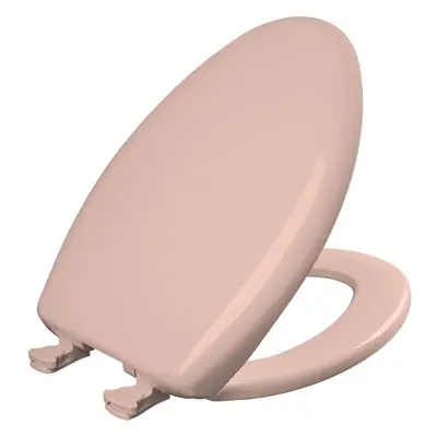 Bemis 1200SLOWT Lift-Off Plastic Elongated Slow-close Toilet Seat, Venetian Pink