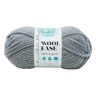 (1 Skein) Lion Brand Yarn Wool-Ease Thick & Quick Bulky Yarn Slate