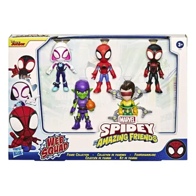 Hasbro Marvel Spidey And His Amazing Friends Web Squad Figure Collecti