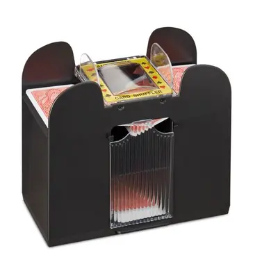 Automatic card shuffler for decks