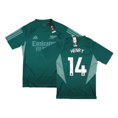 (3XL) Arsenal EU Training Jersey (Rich Green) (Henry 14)