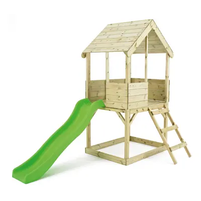 TP Wooden Playhouse With 6ft Slide