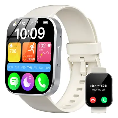 Smart Watch for Men Women, Answer/Make Call, 1.91"HD Screen Fitness Watch with Heart Rate/Sleep 