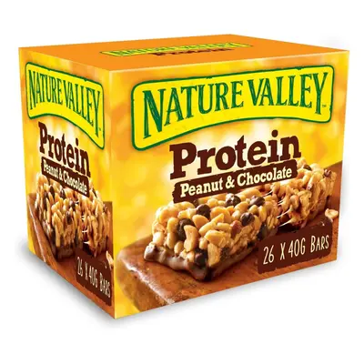 Nature Valley Protein Peanut & Chocolate Gluten Free Cereal Bars x 40g