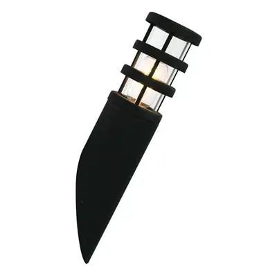 Outdoor IP44 Wall Light Sconce SS Black LED E27 60W Bulb External d01547