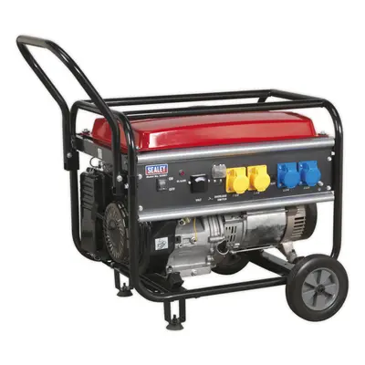 5500W Petrol Generator - 4-Stroke 13hp Engine - 25L Fuel Tank- Hour Run Time