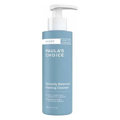 Paula's Choice RESIST Perfectly Balanced Foaming Cleanser, Hyaluronic Acid & Aloe, Anti-Aging Fa