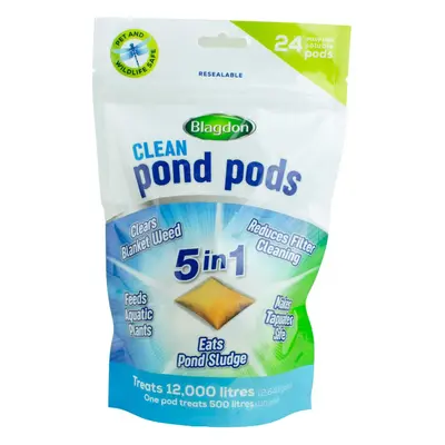 Blagdon Clean Pond Pod Clear Blanket Reduces Filter Feeds Aquatic Plant Eat Pond Sludge Remove C