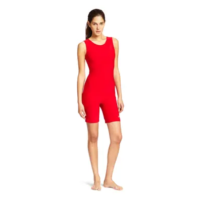 ASICS Women's Solid Modified Singlet Red Medium