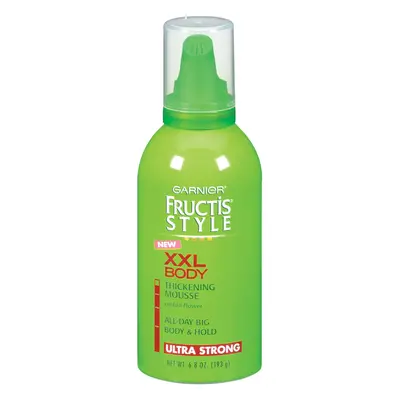 Garnier Fructis Style Body Thickening Mousse, Ultra Strong Hold, 6.8 Ounce