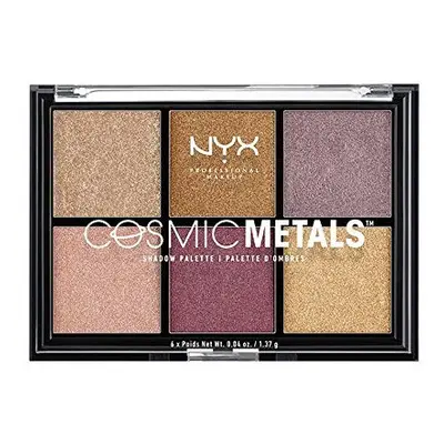 NYX PROFESSIONAL MAKEUP Cosmic Metals Shadow Palette, 0.28 Ounce