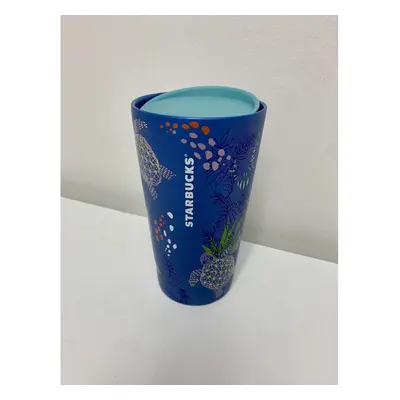 Starbucks Hawaii Collection 12oz Blue Sea Turtle Moon Double Wall