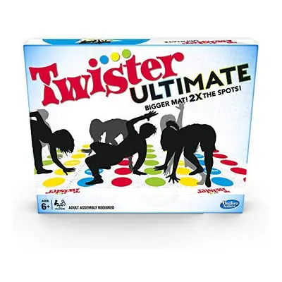 Twister Ultimate: Bigger Mat, More Coloured Spots, Family, Kids Party Game Age 6+; Compatible wi