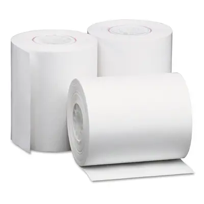 Universal Single-Ply Thermal Paper Rolls 1/4-Inch x ft White 50/Carton