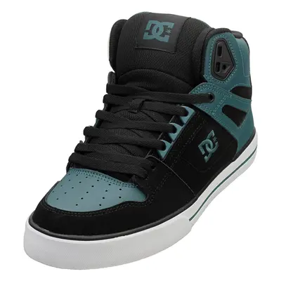 (11) DC Shoes Pure High Top Wc Mens Skate Trainers in Dark Teal Black