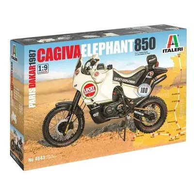 Italeri 1:9 Cagiva Elephant Paris Dakar Plastic Model Kit