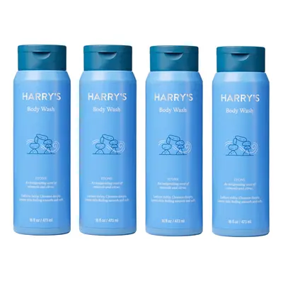 Harry's Men's Body Wash Shower Gel - Stone Fl Oz (Pack of 4) - Packaging May Vary