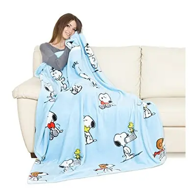 Kanguru Plaid Snoopy Blanket, Super Soft, Cozy, fluffy, Warm, Throw Fleece Blanket Microfiber fo