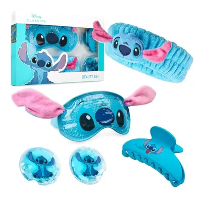 Stitch Cooling Eye Mask & Beauty Accessories Set with Claw Clip Skincare Headband Soothing Cooli