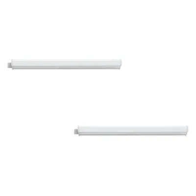 2 PACK Wall Flush Ceiling Light Colour White Shade White Plastic Bulb LED 3.2W