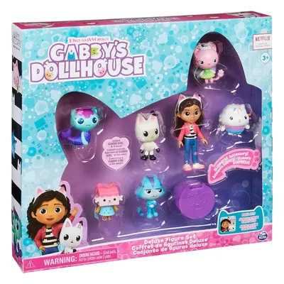 Gabby Dollhouse Deluxe Figure Gift Set with Toy Figures and Surprise Accessory Kids Toys for Age