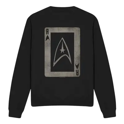 (S, Black) Star Trek Unisex Adult The Original Series Ace Sweatshirt