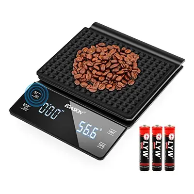 Digital Coffee Scale with Timer 0.1g/3KG High Precision Kitchen Scale Waterproof Electronic Food