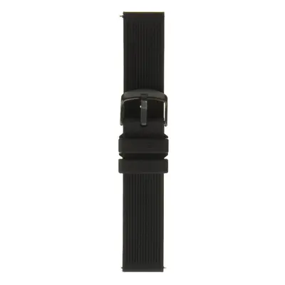 Timex 20mm Silicone QuickRelease Strap Black with Black Buckle