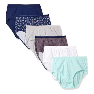 Fruit Of The Loom Women's Pack Cotton Brief Panties Assorted