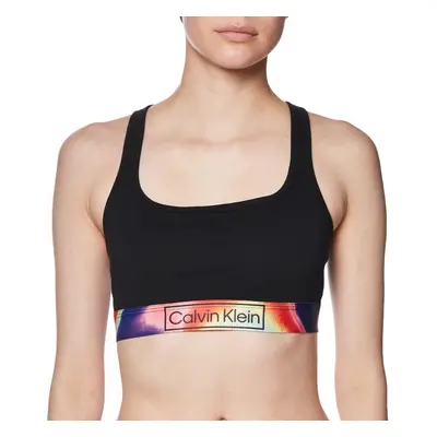 Calvin Klein Women's Reimagined Heritage Pride Unlined Bralette Black