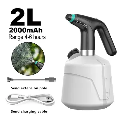 (Black) Agriculture Electric Sprayer Pesticide Garden sprayer Watering Spray Disinfection Fillin