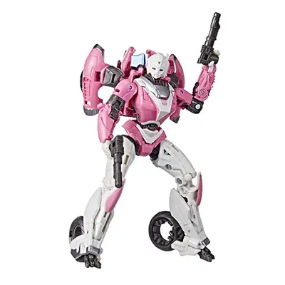 Transformers Toys Studio Series Deluxe Class Bumblebee Arcee Action Figure - Ages and Up, 4.5-in