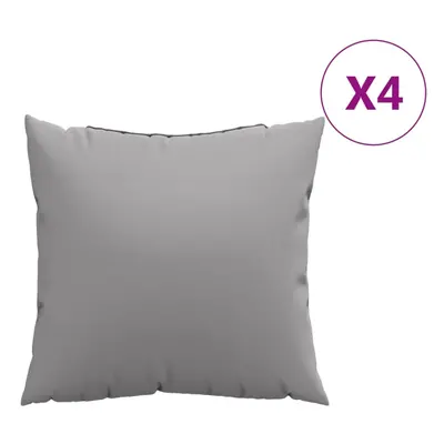 vidaXL Throw Pillows pcs Gray 19.7""x19.7"" Fabric