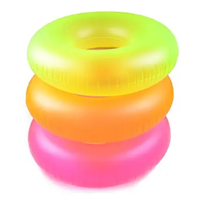 3 Pack Intex Neon Frost Swim Tubes Inflatable 36" Pool Floats and Rings