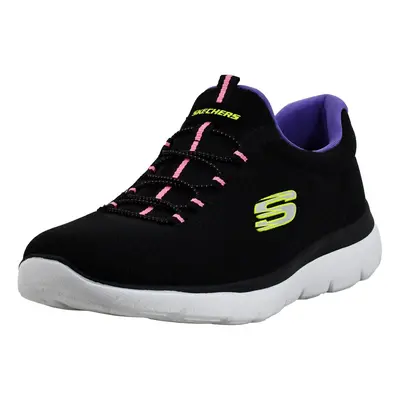 Skechers Sport Women's Summits Sneaker Black/Purple M