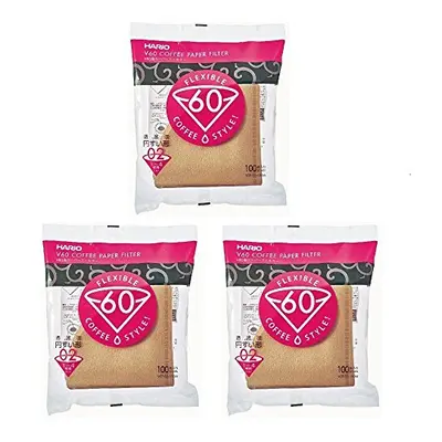 V60 Paper Coffee Filters, Size - Count (300 Filters Total) Import Japan - Natural Paper