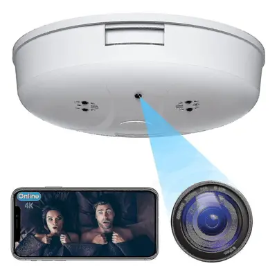 4k Hidden Camera Smoke Detector-hd 1080p Wireless Hidden Camera Mini Security Spy Camera Wifi Ni