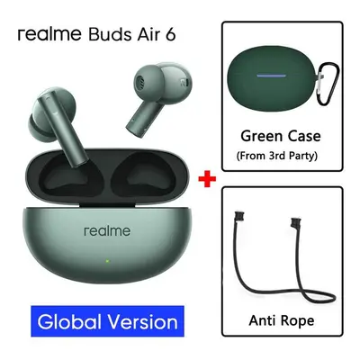 (Green GL n green) Global Version realme buds Air TWS Earphone Hi-Res LHDC 5.0 Active Noise