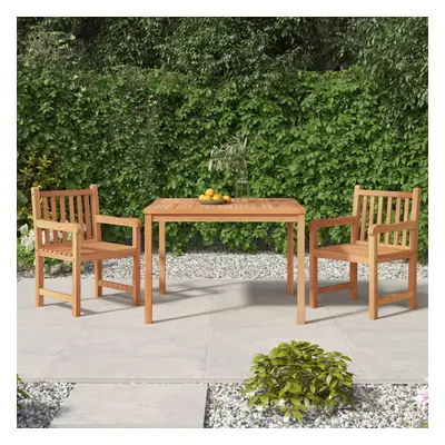 vidaXL Piece Garden Dining Set Solid Wood Teak