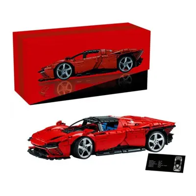 Technical Ferraried Daytona SP3 Supercar FIT Model Building Block Toys