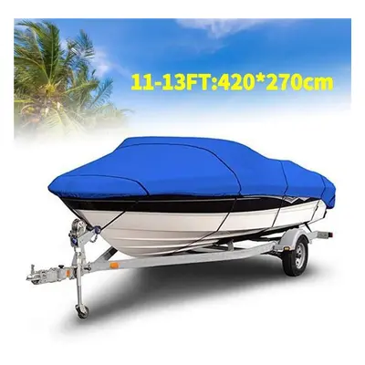 (11-13Ft) Heavy Duty Fishing Ski Boat Cover For 11-13&apos; 14-16&apos; 17-19&apos; 20-22&apos; 