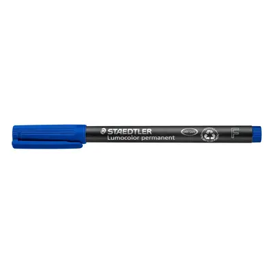 Staedtler Lumocolor Universal Permanent Fine Pens - Blue Pack o