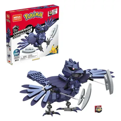 MEGA Corviknight Building Set With Compatible Bricks and Pieces and Pok? Ball Toy Gift Set