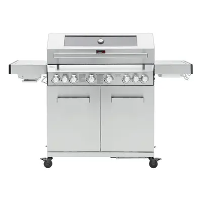 (Without Cover) CosmoGrill Burner Stainless Yamara 6+2 Gas BBQ