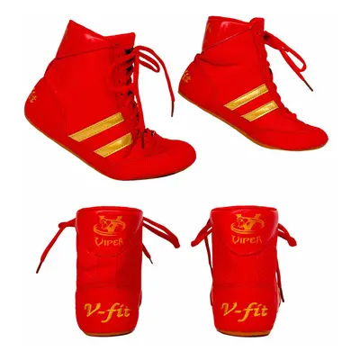 (Red/Gold, (Children's)) Sab MCR LTD Boxing Boots, Footwear Mens/Kids