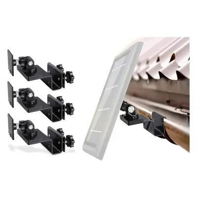 Wasserstein Gutter Mount Compatible with Ring Arlo Blink Reolink Cams & Compatible Solar Panels 