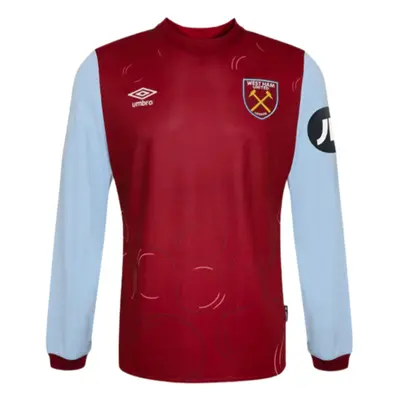 (MB) West Ham Long Sleeve Home Shirt (Kids)