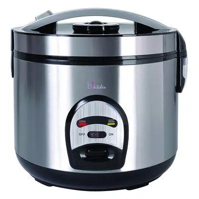 Kitchen Chef Rice Cooker Liter Capacity 700W Electric Heat Stainless Steel